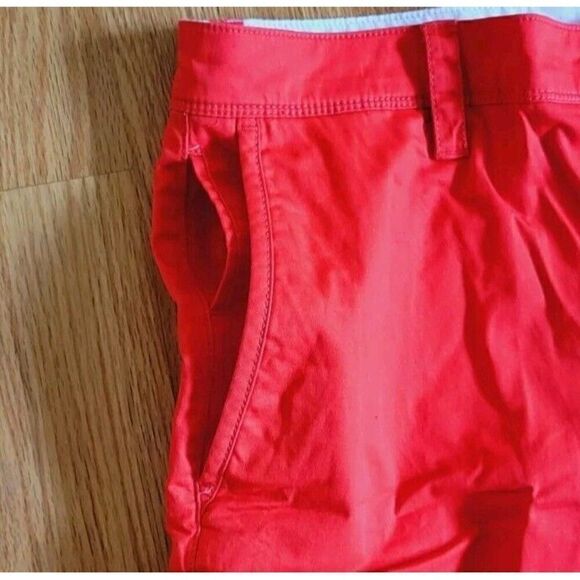 ARMANI EXCHANGE Men's 9" Short Solid Stretch Twill Bemuda Orange Size 32 - Picture 5 of 9